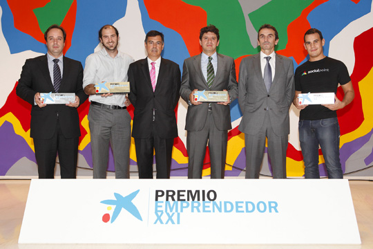 Guanyadors sisena edició del Premi EmprenedorXXI