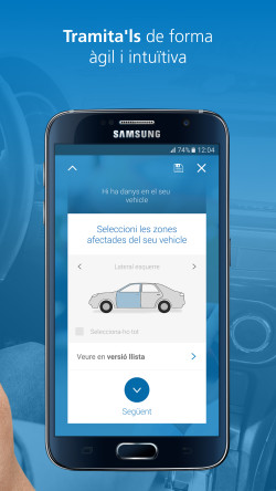 SegurCaixa AUTO, una app per gestionar l’assegurança del cotxe