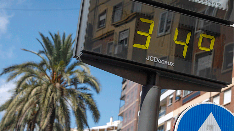 Quant han pujat les temperatures a les ciutats espanyoles principals i per què?