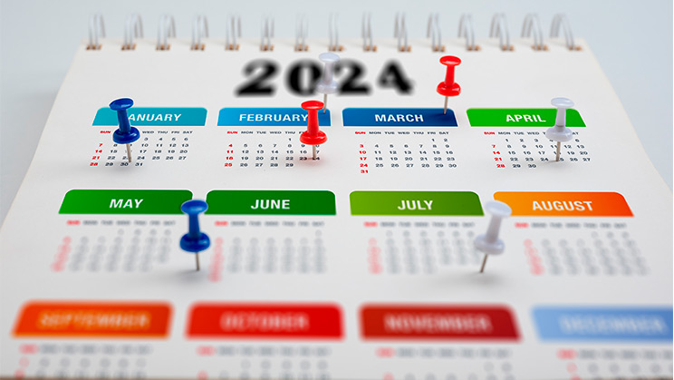 Calendari econòmic per planificar les teves finances el 2024