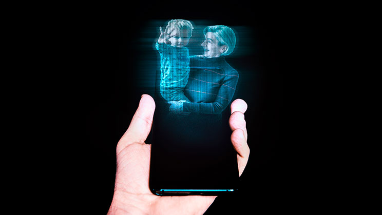 ¿Proyectarán hologramas los móviles del futuro?